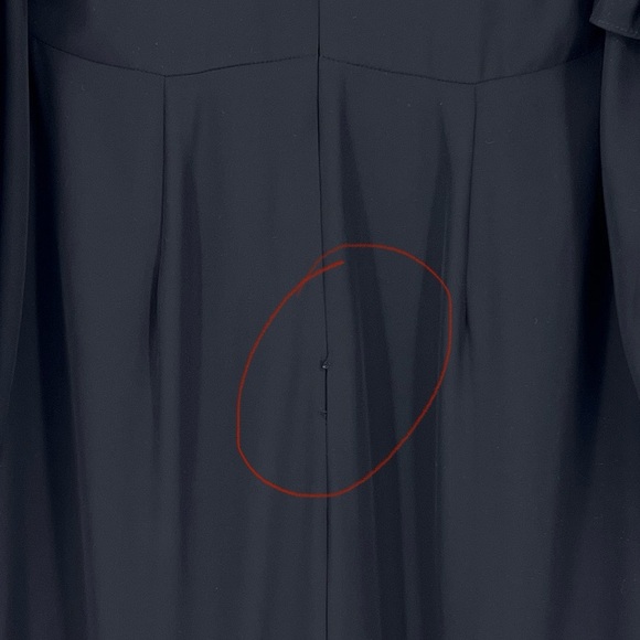 Amanda Uprichard maxi dress long sleeve ruffle size S - Picture 6 of 8